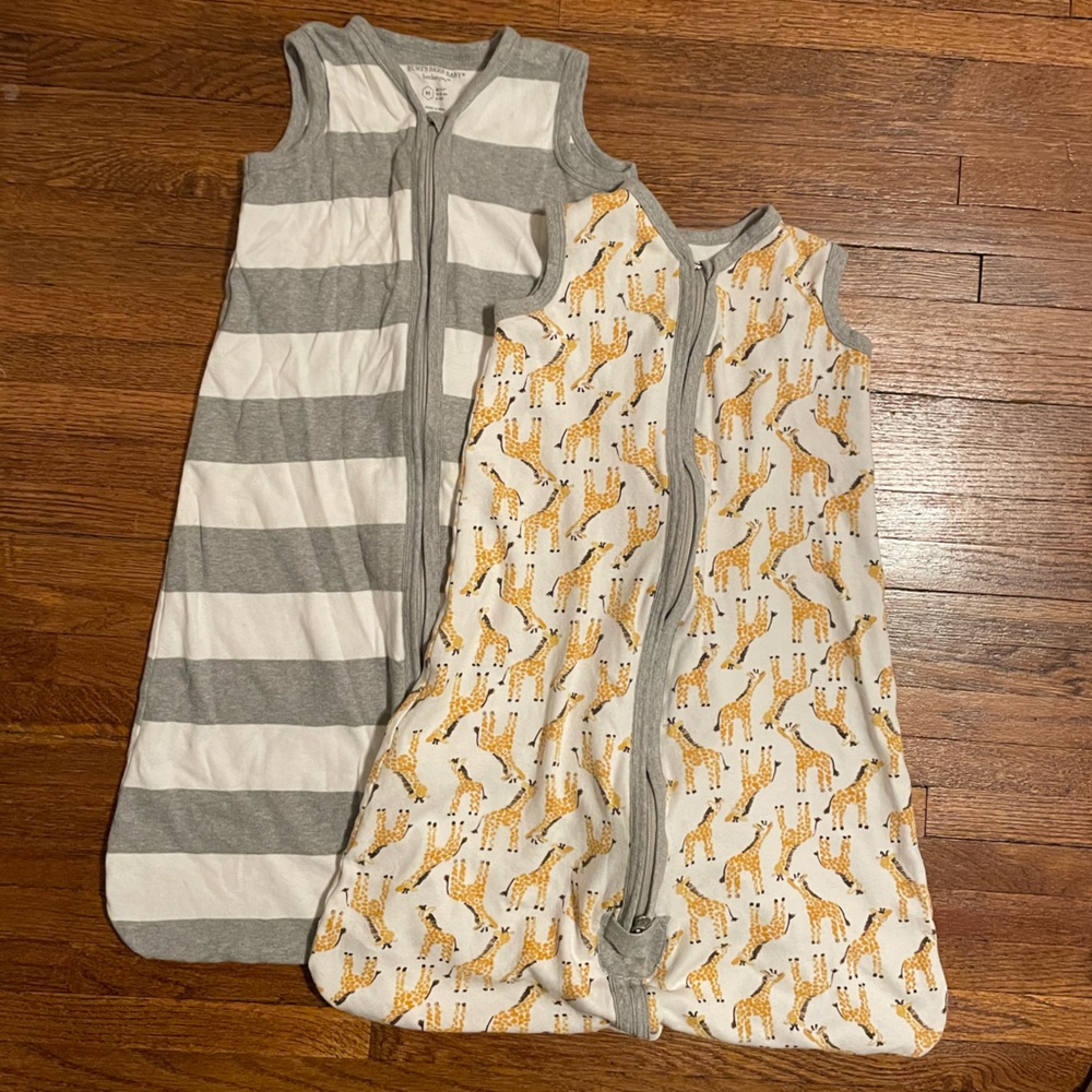 EUC bundle of three Burt’s Bees Beekeeper, M (6-12m)